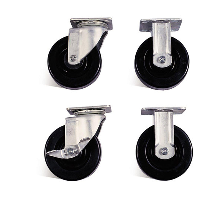 Knaack 6 Inch HD Caster Set with Brake, Model 600